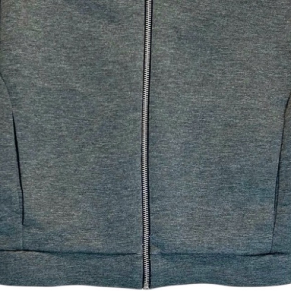 Everlane Women’s Heather Gray Street Fleece  Cropped Bomber Jacket - Small - Picture 7 of 10